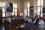 Dr. Salih Osmanolu Ve M.blent zyrkten Belediyemizi Ziyaret