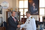 Tcg Yavuz Frkateyni Komutanndan Belediyemize Ziyaret