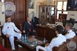 Tcg Yavuz Frkateyni Komutanndan Belediyemize Ziyaret