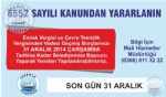 6552 Sayl Kanundan Yararlann, Son Gn 31 Aralk 2014!