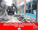 Galip Deniz Caddesi Yol Yapm almalar Devam Ediyor.