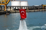 DENZ ENLKLERNDE EKMEL YARIMALAR VE MUHTEEM FLYBOARD SHOW