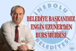 BELEDYE BAKANIMIZ ENGN UZUNERDEN BURS MJDES