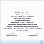 8.ULUSLARARASI NEBOLU HEYAMOLA DENZ ENLKLER KLTR VE SANAT FESTVAL PROGRAMI