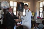 Tcg Gkova Frkateyn Komutanndan Belediyemize Ziyaret