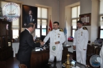 Tcg Gkova Frkateyn Komutanndan Belediyemize Ziyaret