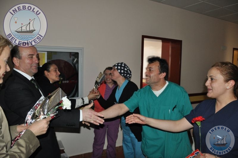 Bakanmz Engin Uzuner'in, 14 Mart Tp Bayram Jesti.