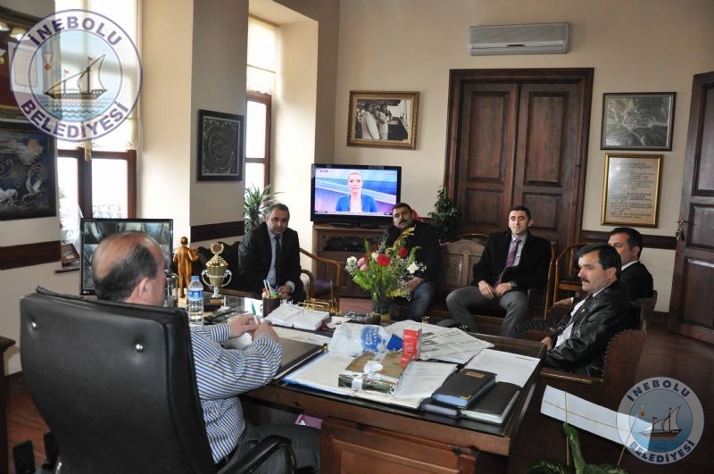 �nebolu T�rk E�itim-sen'den Belediye Ba�kan�m�za Hay�rl� Olsun Ziyareti.