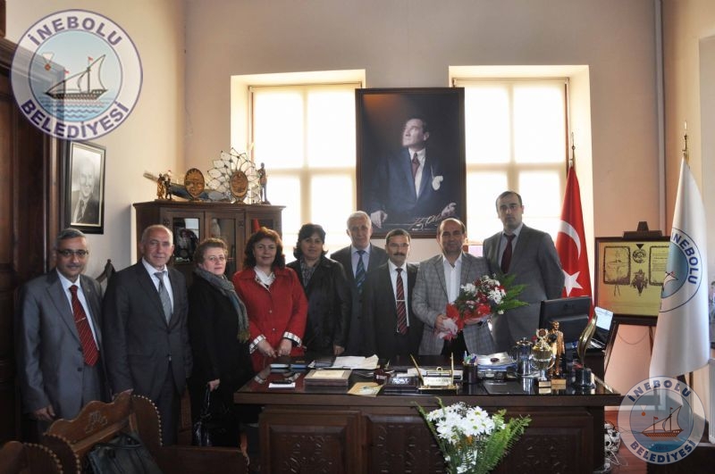 Mustafa �erbet�i �lkokulundan Belediyemize Ziyaret