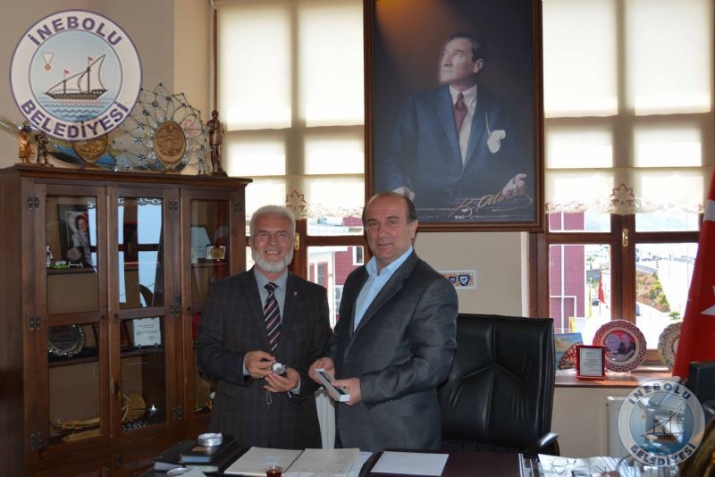 Mahalli �dareler ��verenleri Sendikas� Genel Sekreteri Mehmet Oru��z�den Ba�kan�m�za Ziyaret