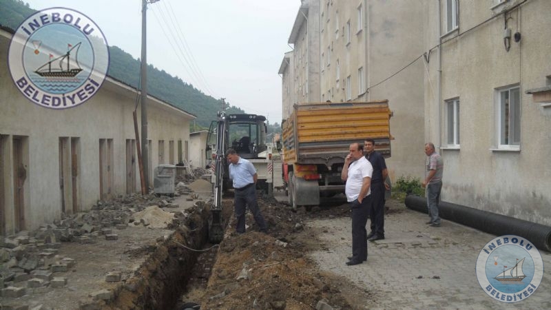 lemiz Afetevleri'nin Kanalizasyon Sorunu zme Kavutu.