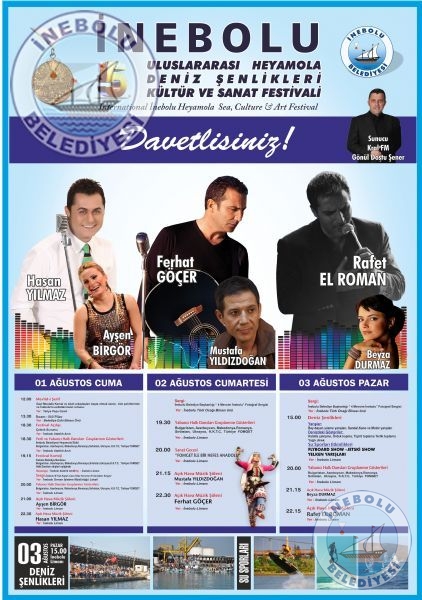 nebolu; Uluslararas Heyamola Deniz enlikleri Kltr Ve Sanat Festivaline Hazrlanyor