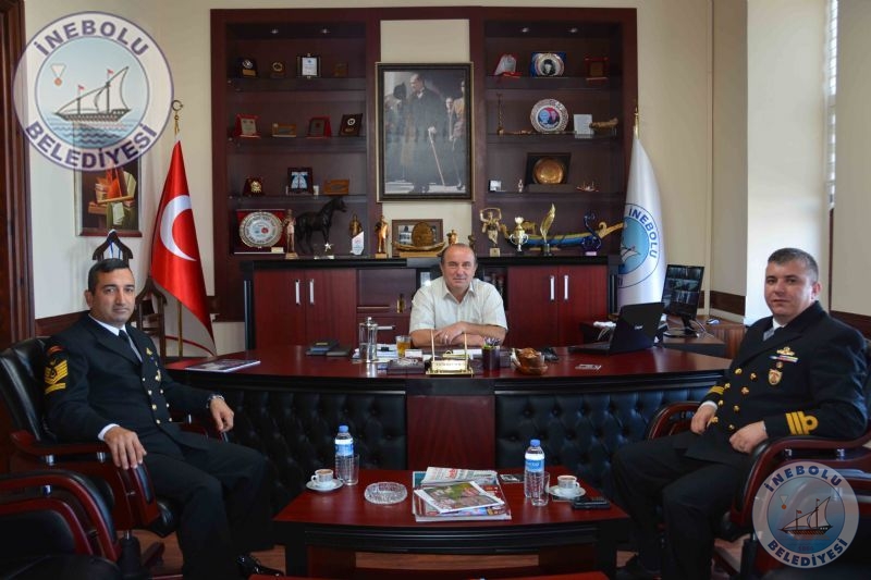 Sahil Gvenlik Amasya Grup Komutandan Belediye Bakanmz Engin Uzunere Ziyaret.