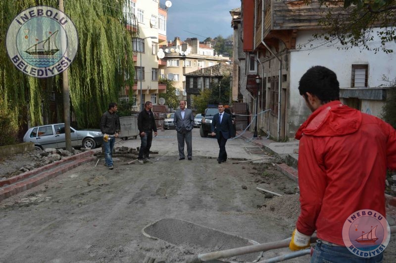 Mustafa Kemal Paa Caddesinde almalar Tm Hzyla Devam Ediyor