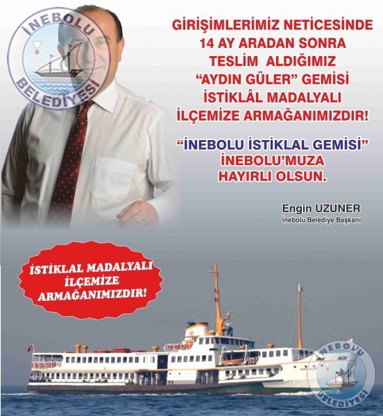 Bakan Uzuner'in stiklal Madalyal lemize Armaan