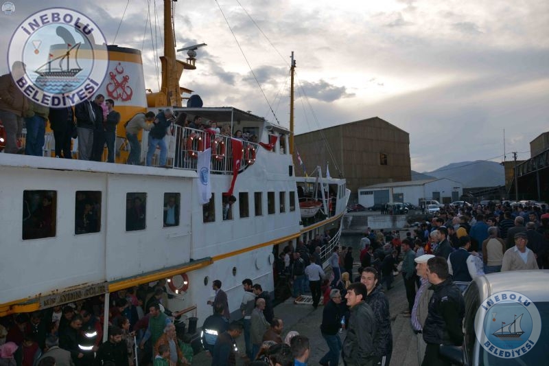 nebolulular 'inebolu stiklal Gemisi' le lk Turunu Yapt.