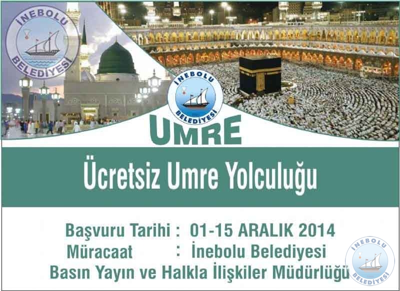 Belediye Bakanmzn cretsiz Umre Mjdesine Kaytlar Balyor.