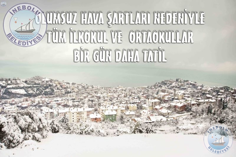 Olumsuz Hava Koullar Nedeniyle Eitime Bir Gn Daha Ara Verildi.