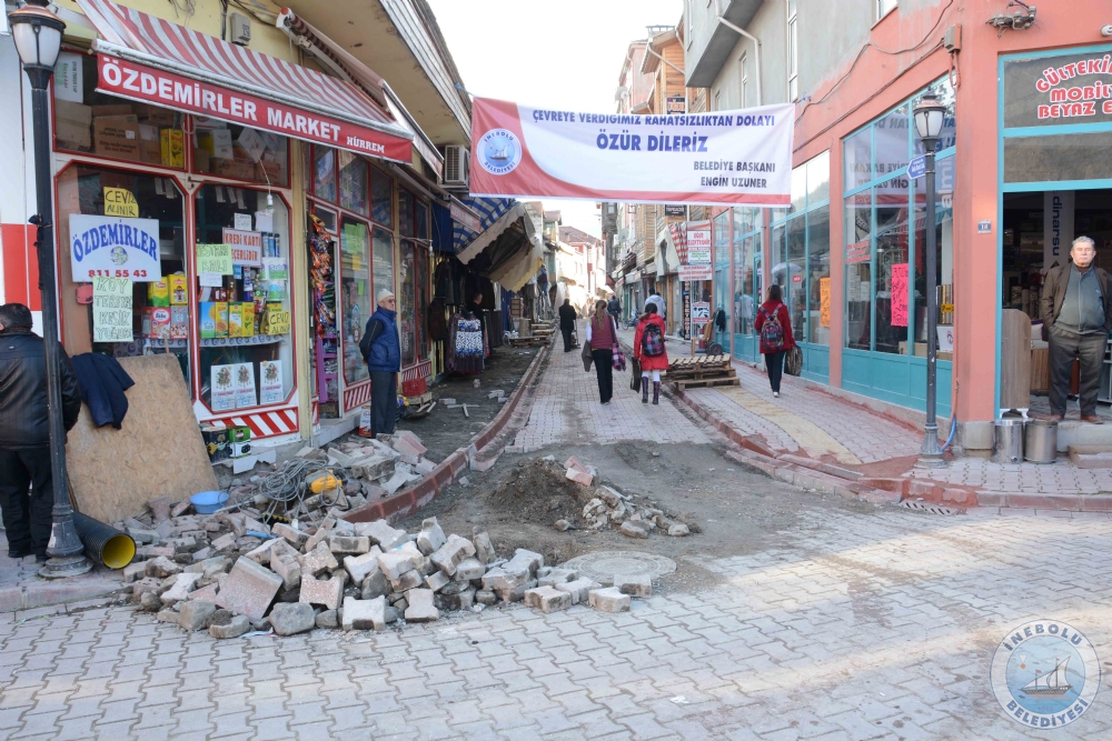 Galip Deniz Caddesi Yol Yapm almalar Devam Ediyor