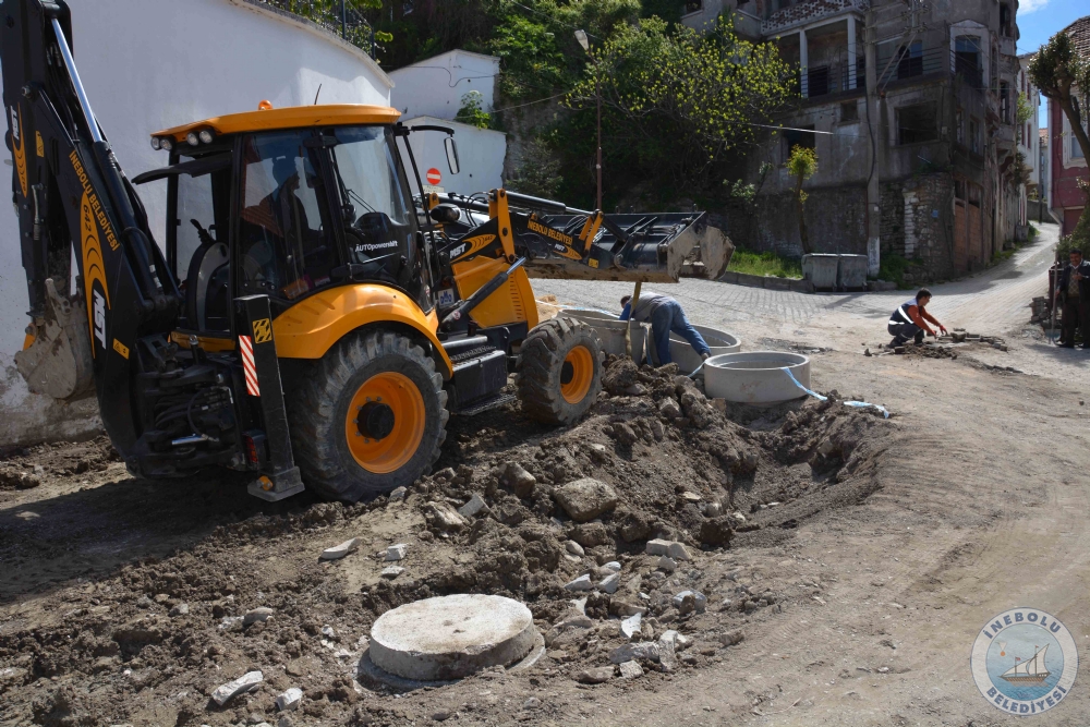 TOKER ORMANLI SOKAKTA ALTYAPI ALIMALARI. 