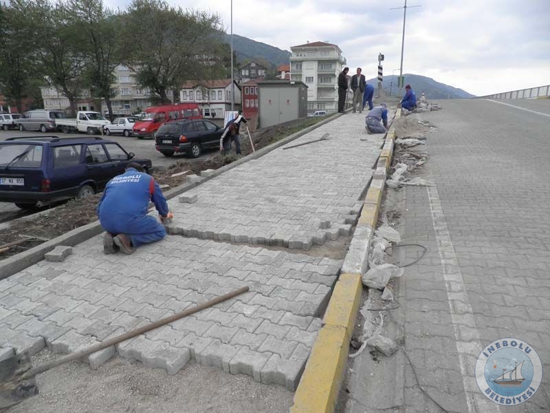 Zafer Yolu Caddesi Kprba Mevkii Yaya Kaldrm Yenilendi!.