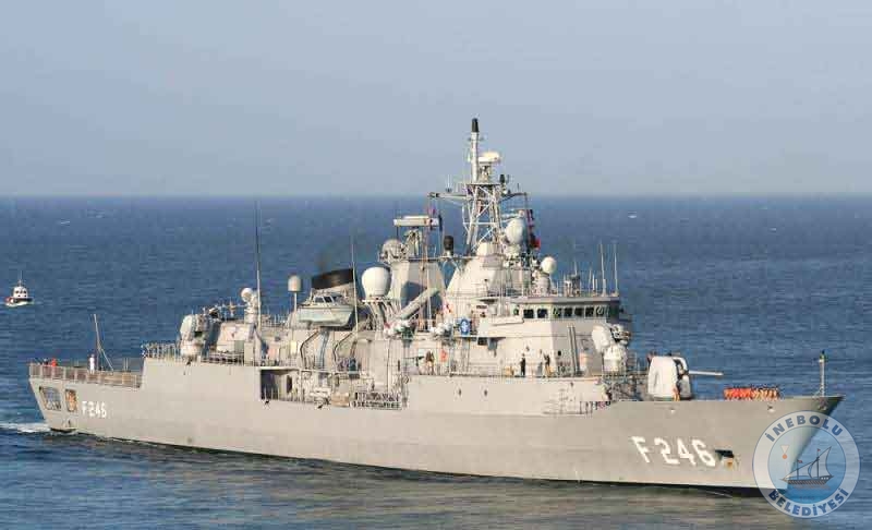 TCG SALHRES (F-246) GEMS 25 AUSTOSTA NEBOLU LMANINA GELYOR