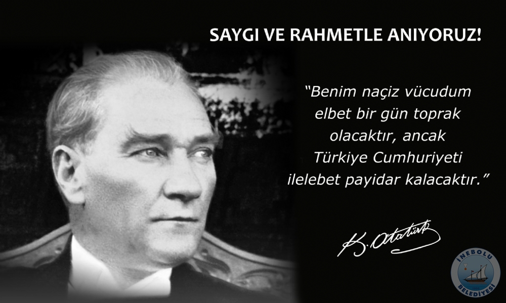 BELEDYE BAKANIMIZIN 10 KASIM MESAJI