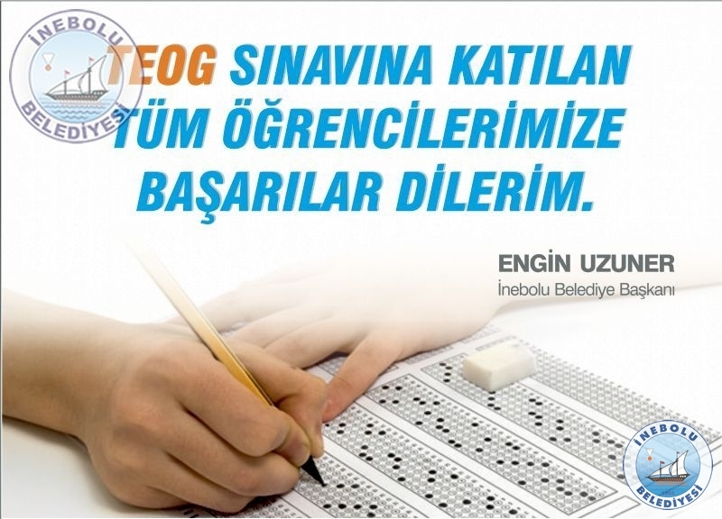 BAKANIMIZ, TEOG SINAVINA KATILACAK RENCLERE BAARILAR DLED