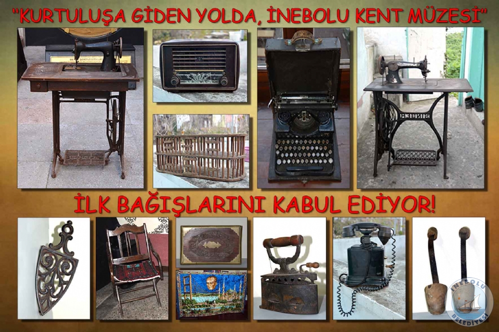 ''KURTULUŞA GİDEN YOLDA,İNEBOLU KENT MÜZESİ'' İLK BAĞIŞLARINI KABUL EDİYOR! ''KURTULUŞA GİDEN YOLDA,İNEBOLU KENT MÜZESİ'' İLK BAĞIŞLARINI KABUL EDİYOR!