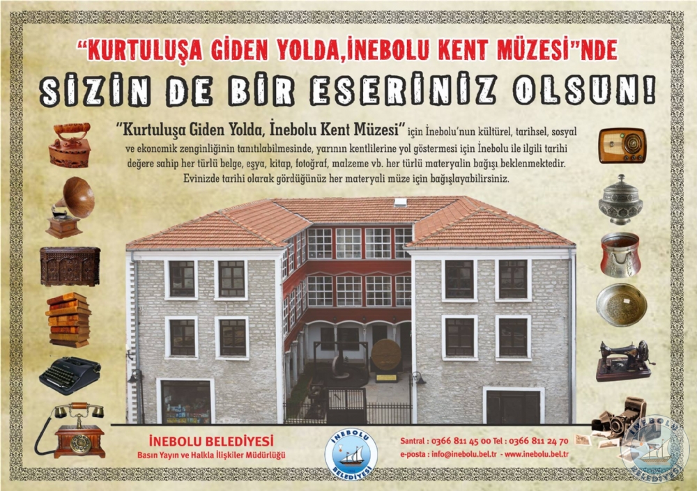 Kurtulua Giden Yolda, nebolu Kent Mzesi in Materyal Balarnz Bekliyoruz