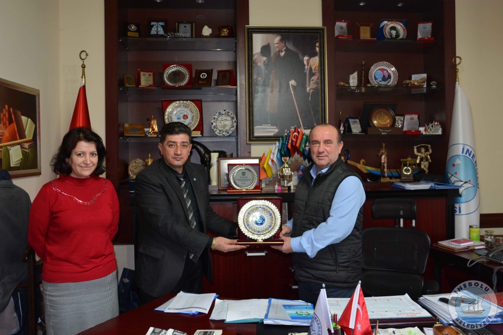 TRK-YEREL-HZMET-SEN KASTAMONU UBE BAKANLIINDAN BAKANIMIZA ZYARET 