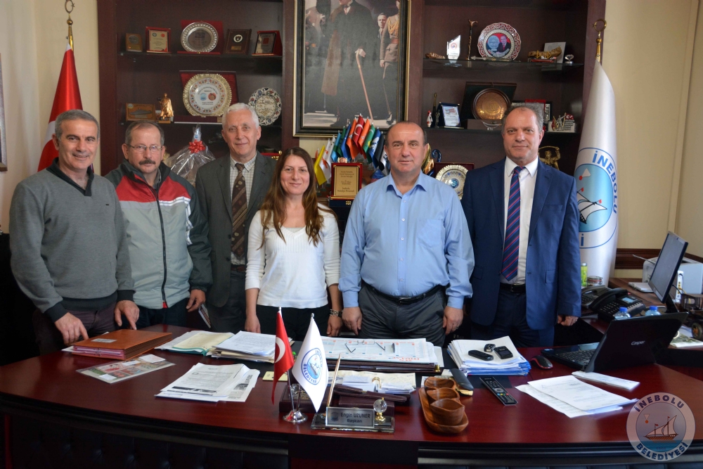 NEBOLU KLTR VE SANAT DERNENDEN BELEDYE BAKANIMIZA ZYARET