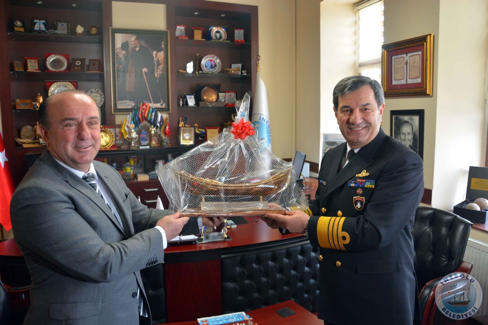 DONANMA KOMUTANI ORAMRAL VEYSEL KSELEDEN BELEDYEMZE ZYARET