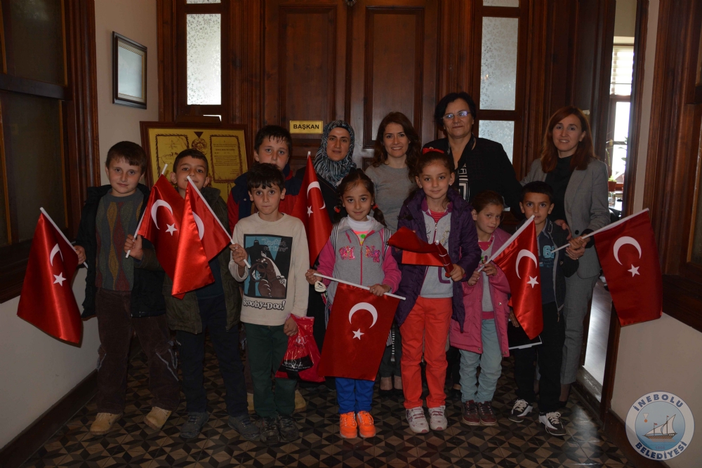 GKEVRE LKOKULU RENCLERNDEN BELEDYEMZE ZYARET