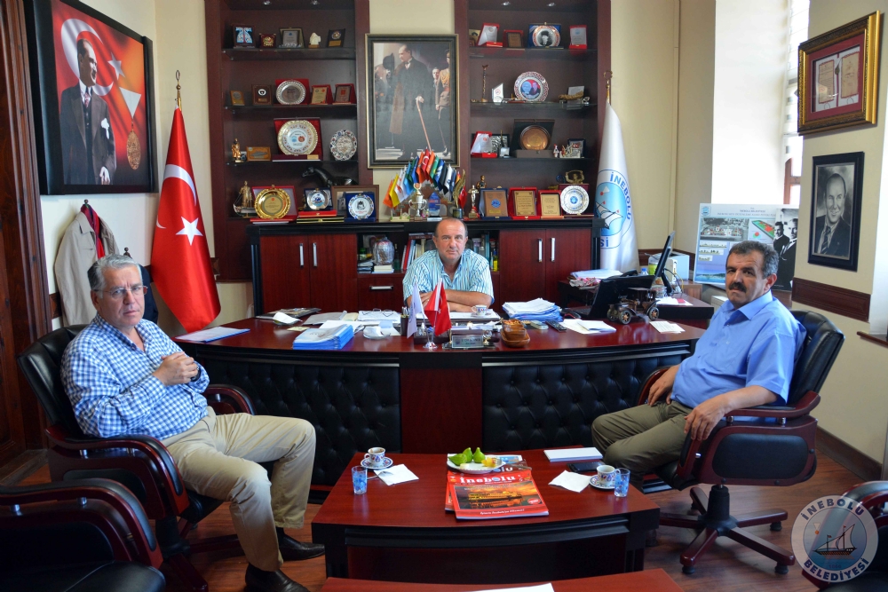 HSANGAZ BELEDYE BAKANINDAN BAKANIMIZA ZYARET