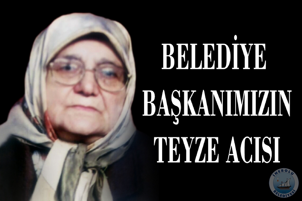 BELEDYE BAKANIMIZIN TEYZE ACISI