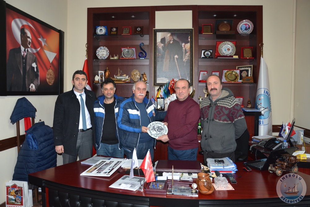 NEBOLU GENLK VE SPOR KULB YNETMNDEN BELEDYE BAKANIMIZA ZYARET