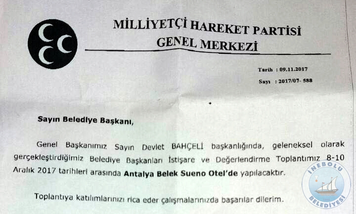 BAKANIMIZ ENGN UZUNER, MHP BELEDYE BAKANLARI STARE VE DEERLENDRME TOPLANTISINDA