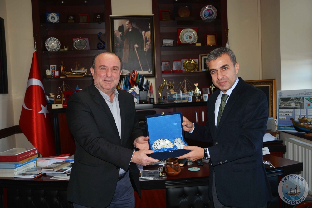 KAYMAKAMIMIZ ABDULLAH ATAKAN ATASOYDAN BAKANIMIZA ZYARET