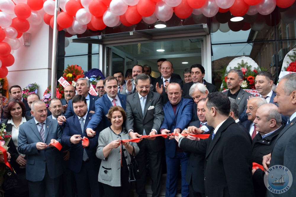 BAKANIMIZ, NEBOLU TCARET VE SANAY ODASI YEN HZMET BNASI AILIINDA