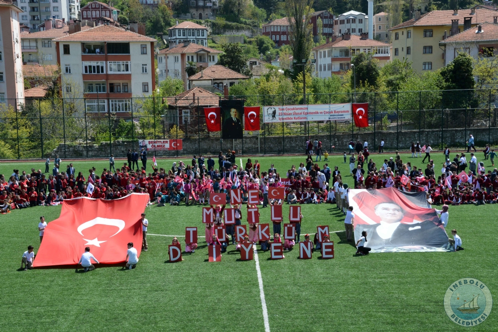 23 NSAN ULUSAL EGEMENLK VE OCUK BAYRAMI COKUYLA KUTLANDI