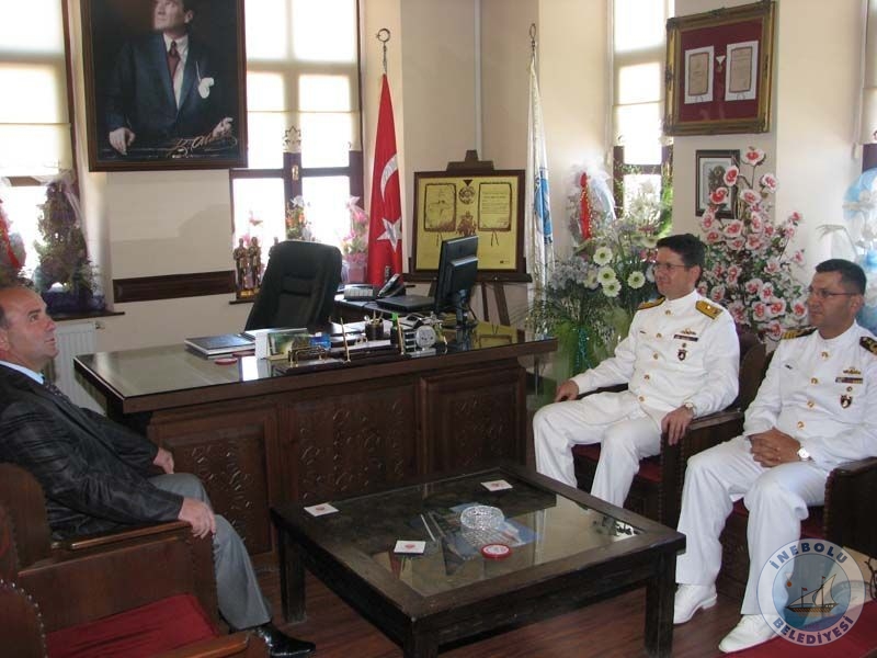 Donanma Komutanlndan Belediyemize Ziyaret!