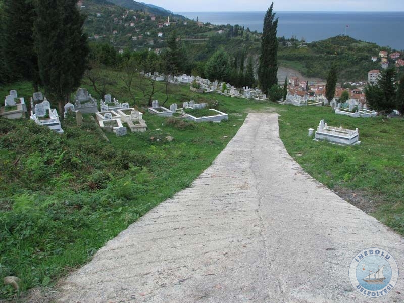 Mezarlk Yoluna Yol Yapm almalar