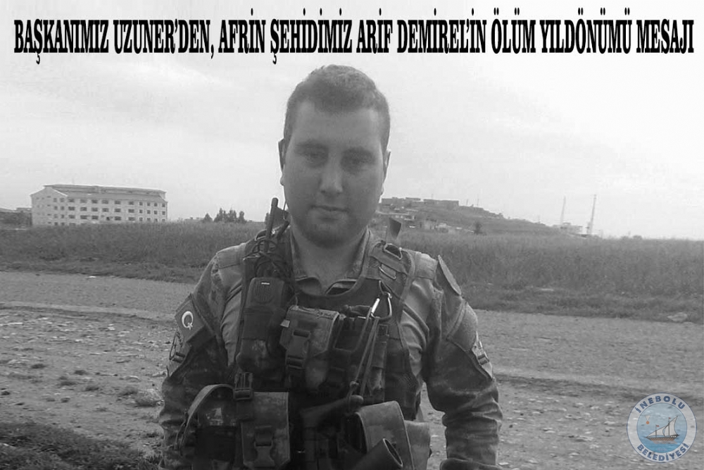 BAKANIMIZ UZUNERDEN, AFRN EHDMZ ARF DEMRELN LM YILDNMNDE MESAJ