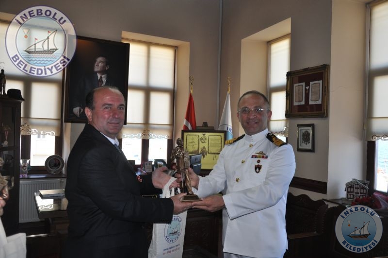 Tcg Salihreis Frkateyn  Komutanndan Belediyemize Ziyaret!