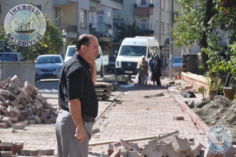 A.hatpba  Mahallesi Yol Yapm almalarna Bakanmzdan Yerinde  Kontrol.