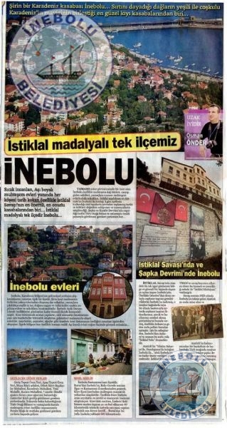 Bursa Olay ekirge Gazetesinde nebolu Tantld.