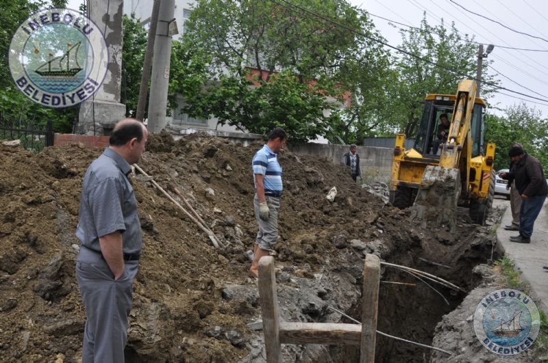 Cnrye Caddesinde Altyap almas