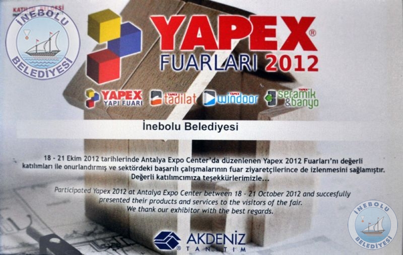 Yapex Tadilat/restorasyon, Renovasyon Ve Kltr Mirasn Koruma Fuarndan Belediyemize Teekkr