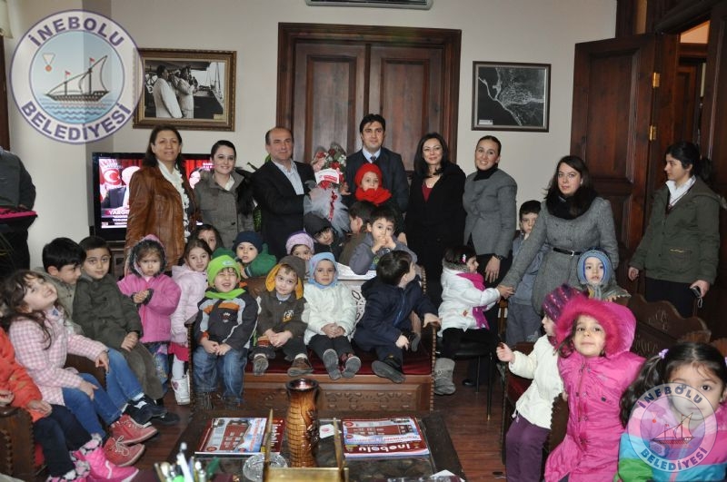 nebolu Kz Meslek Lisesi Uygulama Anaokulundan Belediyemize Ziyaret
